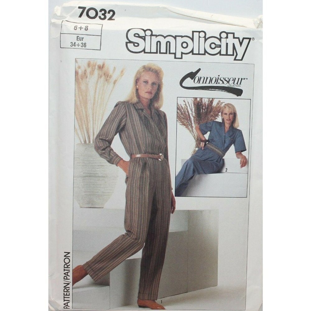 Simplicity‎ 7032 Sewing Pattern Jumpsuit Size 6 8